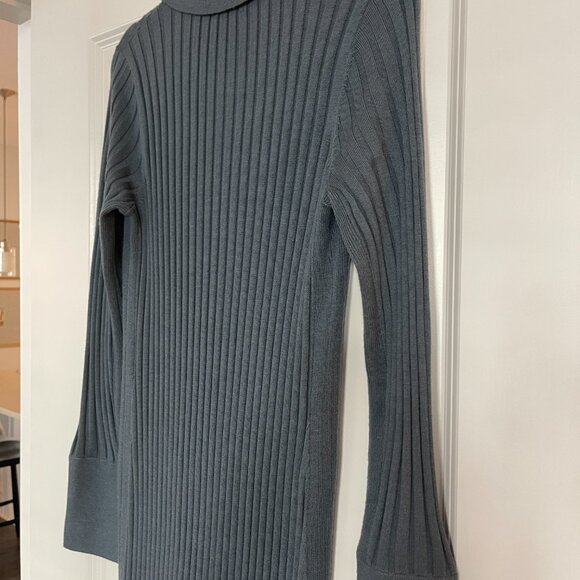 Club Monaco Ribbed Collared Dress - Picture 11 of 12